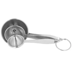 3 STK Små tragte i rustfrit stål multifunktionelt mini-påfyldningstragtsæt til overførsel af æteriske olier flydende væske New