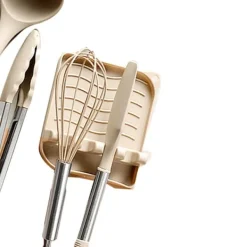 13 stk sæt kogegrej rustfrit stål silikone ske spatel øs køkkengrej sæt