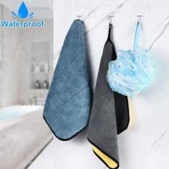 9 stk stærke klæbekroge, selvklæbende vægkroge til ophængning af nøgler, håndklæder, frakker, skadefri vægbeslag til badeværelse, køkken Sale