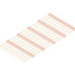 100 stk. træ honningrørepinde til bryllupsfest, køkken, restaurant, 8 cm Sale