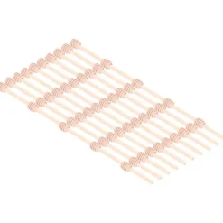 100 stk. træ honningrørepinde til bryllupsfest, køkken, restaurant, 8 cm Sale