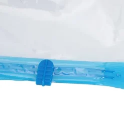 6 stk. vakuumopbevaringspose til quilt, gennemsigtig rejsetæppe, tøj, vakuumkomprimeret pose (vakuumopbevaringspose + håndpumpe) New