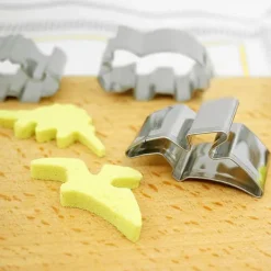 6 stk./sæt dinosaurformet form i rustfrit stål kiksform bageværktøj Clearance
