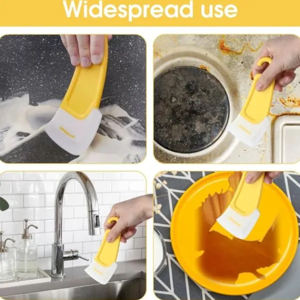 Køkkenskrabere>2 stykker køkkensilikone spatler af fødevarekvalitet, højtemperaturbestandige silikone spatler rengøringsspatler gryderedskaber