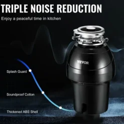 Affaldskværn, 21x21x39 cm, madaffaldsdisposer Sale