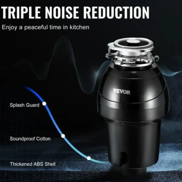 Affaldskværn, 21x21x39 cm, madaffaldsdisposer Sale