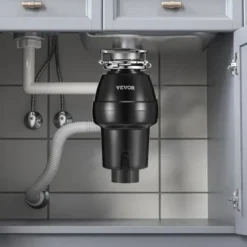 Affaldskværn, 18.5x18.5x37 cm, rustfrit stål Sale