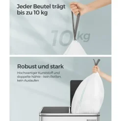 Affaldsposer, 74x53 cm, Hvid Outlet