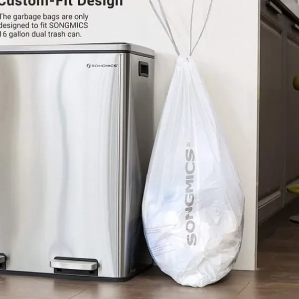 Affaldssække, 52 x 74 cm, Hvide Sale