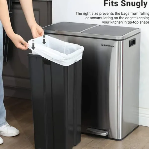 Affaldssække, 52 x 74 cm, Hvide Sale