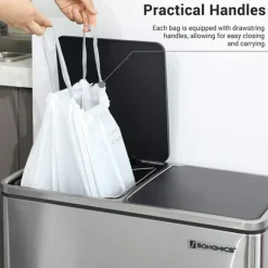 Affaldssække, 52 x 74 cm, Hvide Sale