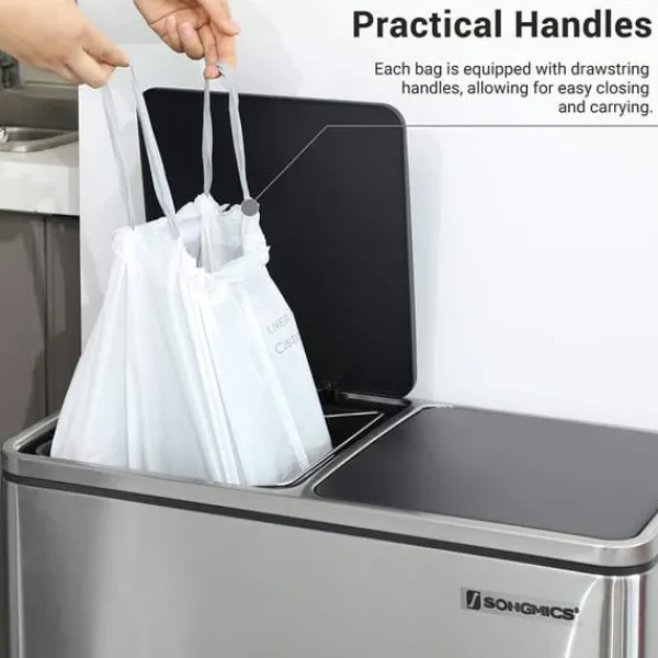 Affaldssække, 52 x 74 cm, Hvide Sale