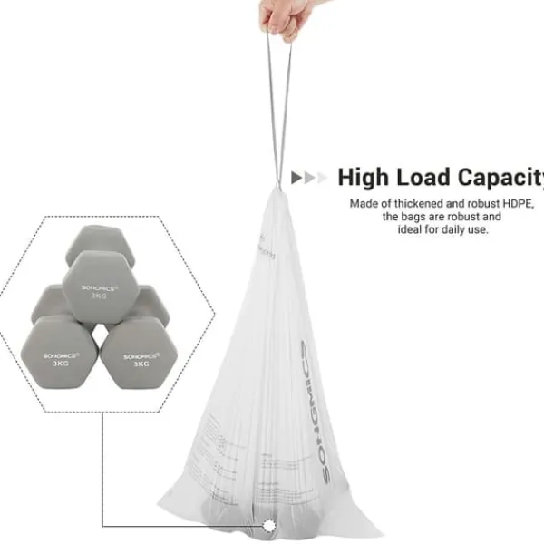 Affaldssække, 52 x 74 cm, Hvide Sale