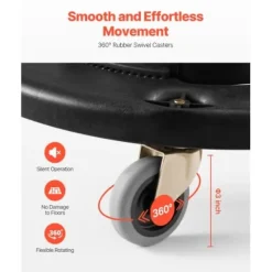 Affaldsspand Dolly, 45,5x15,5 cm, Sort, Kraftig Discount