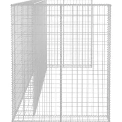 Affaldsspandsskjulere - Living gabionvæg til affaldsspand 320x100x120 cm galvaniseret stål Hot