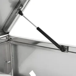 Affaldsspandsskjulere - Living dobbelt skraldespandsskur 240 l rustfrit stål Best