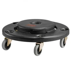 Affaldsspandvogn, 45.5x15.5 cm, Sort, Ekstra robust Clearance