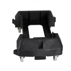 Tilbehør Til Affaldshåndtering>Affaldsspandvogn, 62x40x21 cm, Sort, Kraftig plast