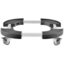 Tilbehør Til Affaldshåndtering>Affaldsspandvogn 38x38x11 cm Sort, justerbar, kraftig