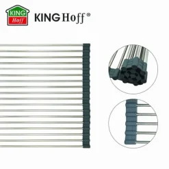 Afløbsrør, stålrist til vask 45x32cm KINGHOFF KH-1903