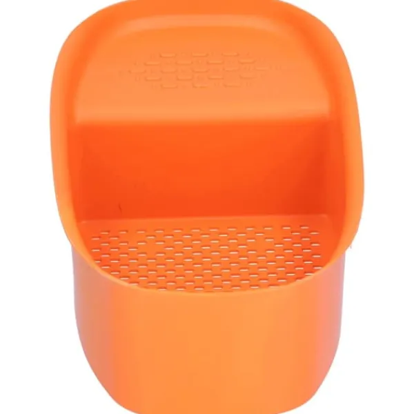 Kurv Til Køkkenvask>Afløbsstativ til vask Multifunktionel frugt- og grøntsagsafløbsstativ Restfilter til køkkenbrug Orange