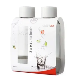 AGA AQVIA "on-the-go" 0,5L, PET-flaska, 2-pack (Vit) Best