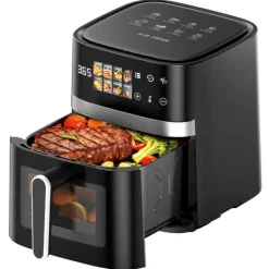Air Fryer, 8-i-1 Funktionalitet, LED Skærm,EU, Sort Sale