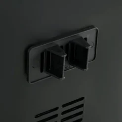 Airfryer 8 L med dobbeltkammer, 2400 W, 10 programmer, touchscreen, opskrifter, sort