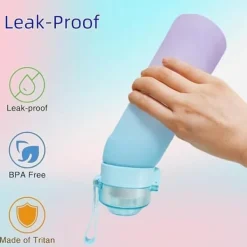 Air-Up Luftvandsflaske 650ml – 7 smagskapsler | Sukkerfri & Aromatisk | Gradient blå med Suptube