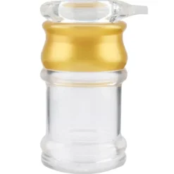 Akryl Transparent og Guld Olieflaske Flydende Krydderikande Sojasauce Eddikekande Køkken (M) Discount