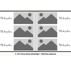 Album B60PG Classic Cream, grøn Hot