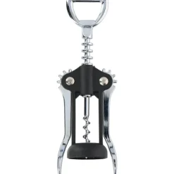 Proptrækker>Alpina - Corkscrew / stainless steel wine opener 17 cm (black / silver)