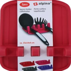 Skeholder>Alpina - Spoon holder / kitchen utensil holder 2 psc (red)