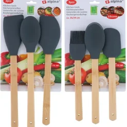 Køkkenudstyrssæt>Alpina Køkkenredskaber Silikone / Træ - 3 dele