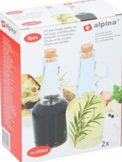 Alpina Olie & Eddike Flaske 250ml Glas 2-delt Sale