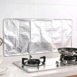 Aluminiumsfolieplade Forhindrer Oliesprøjt Køkken Gaskomfur Madlavning Varm Baffle Best