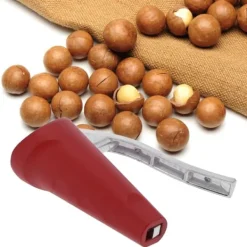 Aluminiumslegering Nøddeknækker Holdbar Valnødåbner Skræller Tang Valnødværktøj til HjemmekøkkenRød Clearance