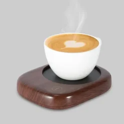 Automatisk elektrisk varmelegeme, varmekonservering, trækornskopvarmer, drikkekop, te, kaffe, velegnet til kontor og hjem, EU-stik, AC 100-240V Clearance