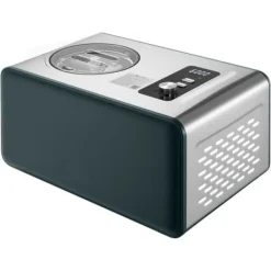 Automatisk Ismaskine, 1,5L Kompressor Model, Ingen Forfrysning, Elektrisk Sorbetmaskine, 3 Funktioner