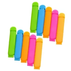 Tilbehør Til Madopbevaring>Bag Clips - 10 stk - blandede farver