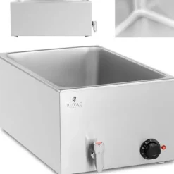 Bain-marie elvarmer med vandhane til GN 1/1 600 W beholdere Outlet