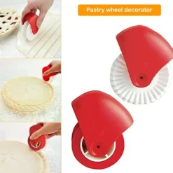 Bakverk Hjul Tårtdekoratör Cutter Kök Pizza Bakverk Paj Galler Dekorativt Cutter Tool Online