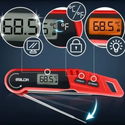 Baldr BD-130 kødtermometer med nåleføler Hot