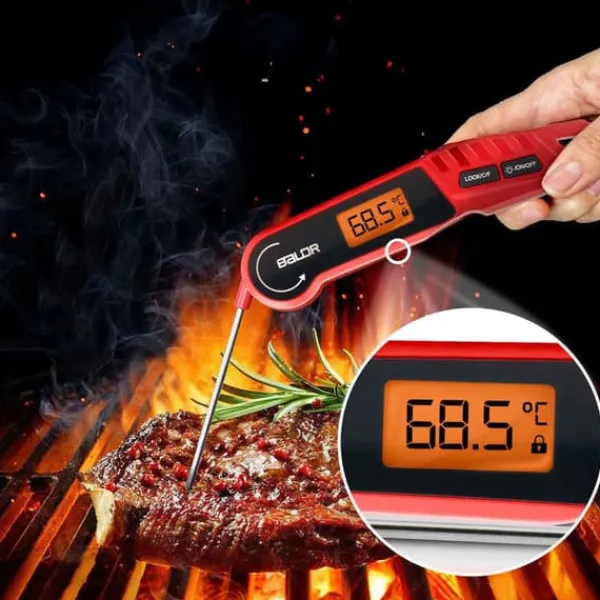 Baldr BD-130 kødtermometer med nåleføler Hot