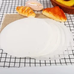 Bagning>Bambusdamper Dim Sum-papir - Non-stick, til brug i køkken og restauranter (25 cm)