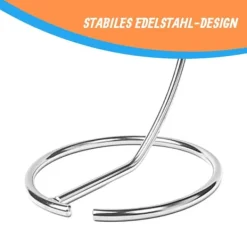 Bananholder, 34,5x16,5 cm, Sølv New