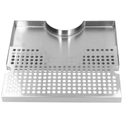 Bar-drypbakke Hold baren ren Nem rengøring Robust, rustfri Unikt skinnende udseende Øltårn-drypbakke til restaurant Discount