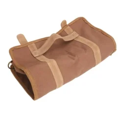 Bartender Værktøjstaske Bar Kit Taske Vandtæt lærred Flere rum Bærbar Bartender Roll Up Taske med skulderrem Kaffe