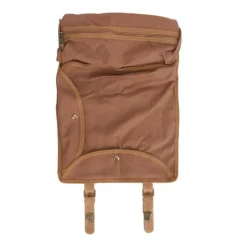 Bartender Værktøjstaske Bar Kit Taske Vandtæt lærred Flere rum Bærbar Bartender Roll Up Taske med skulderrem Kaffe