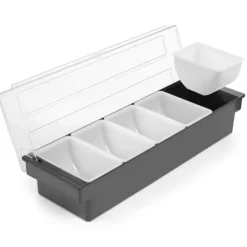 Bartenderbeholder til drikkevaretilsætningsstoffer, 5 Hendi-beholdere 552131 Clearance